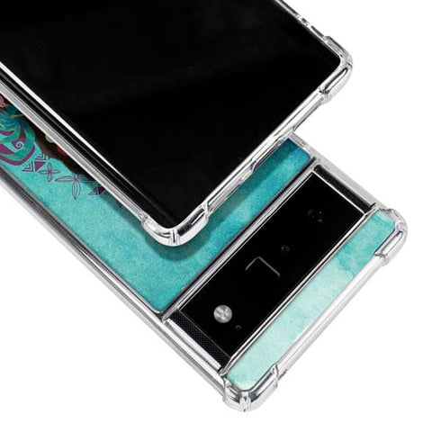 Disney Princess Moana with Pua and Heihei Google Pixel 6 Clear Case